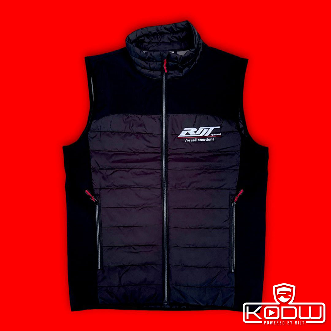 Rijt KODW Bodywarmer Zwart